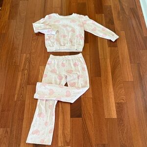 Juicy Couture Cream and Pink Heart Matching Set